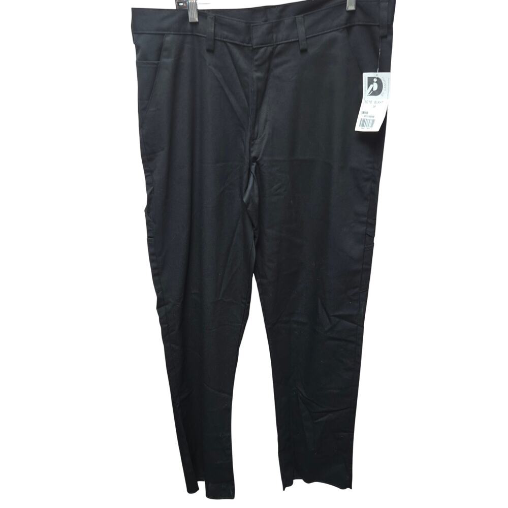 Landau Uniform Pants Mens 36 Black Cargo Medical Scrub Work Pants NWT